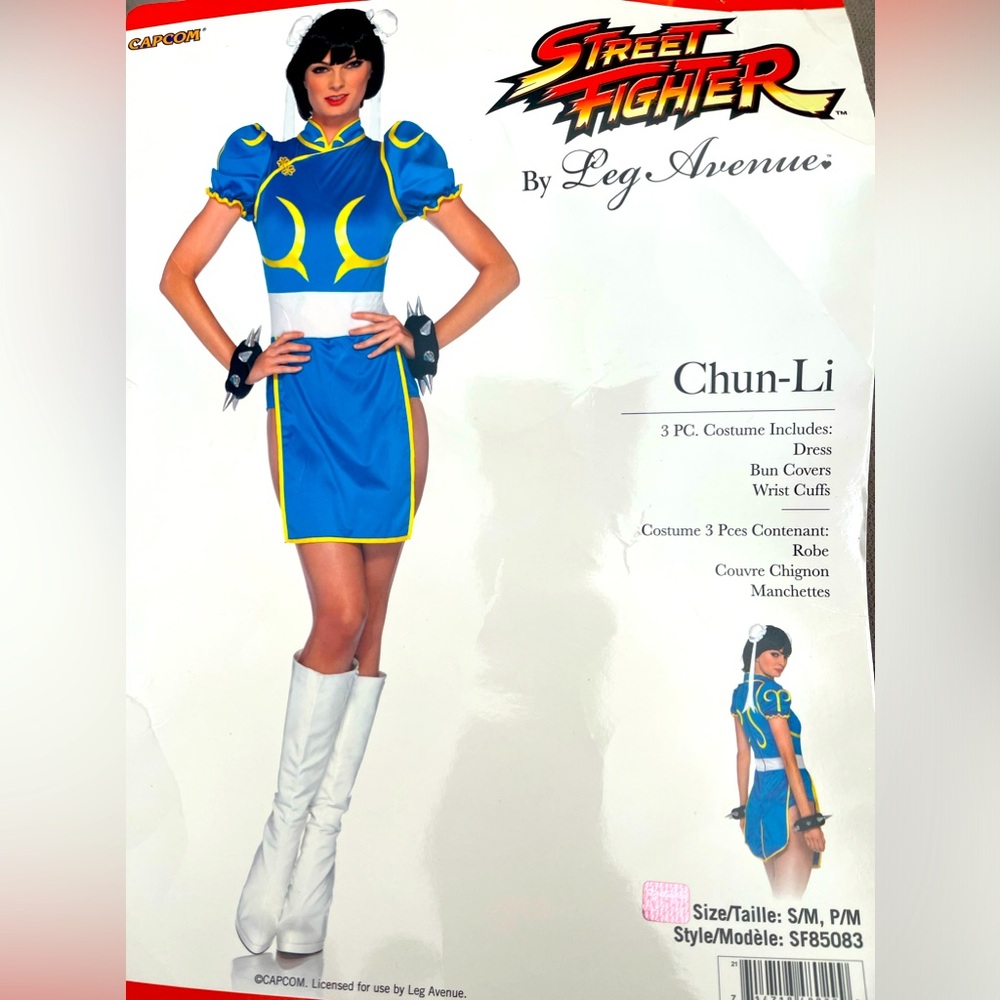 Street Fighter Chun-Li Costume – Small (Leg Avenue)